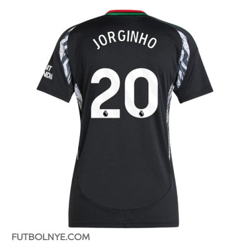 Camiseta Arsenal Jorginho Frello #20 Visitante Equipación para mujer 2024-25 manga corta